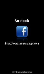 facebook app samsung wave