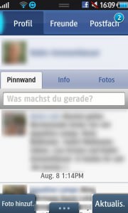 facebook app samsung wave