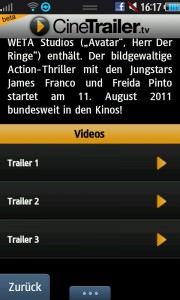 cinetrailer samsung bada