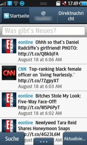 twitter app startseite