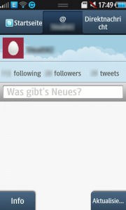 twitter account infos